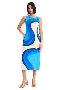 Yerin Linen Keyhole Back Midi