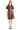 Imara Faux Leather Collar Topstitched Dress