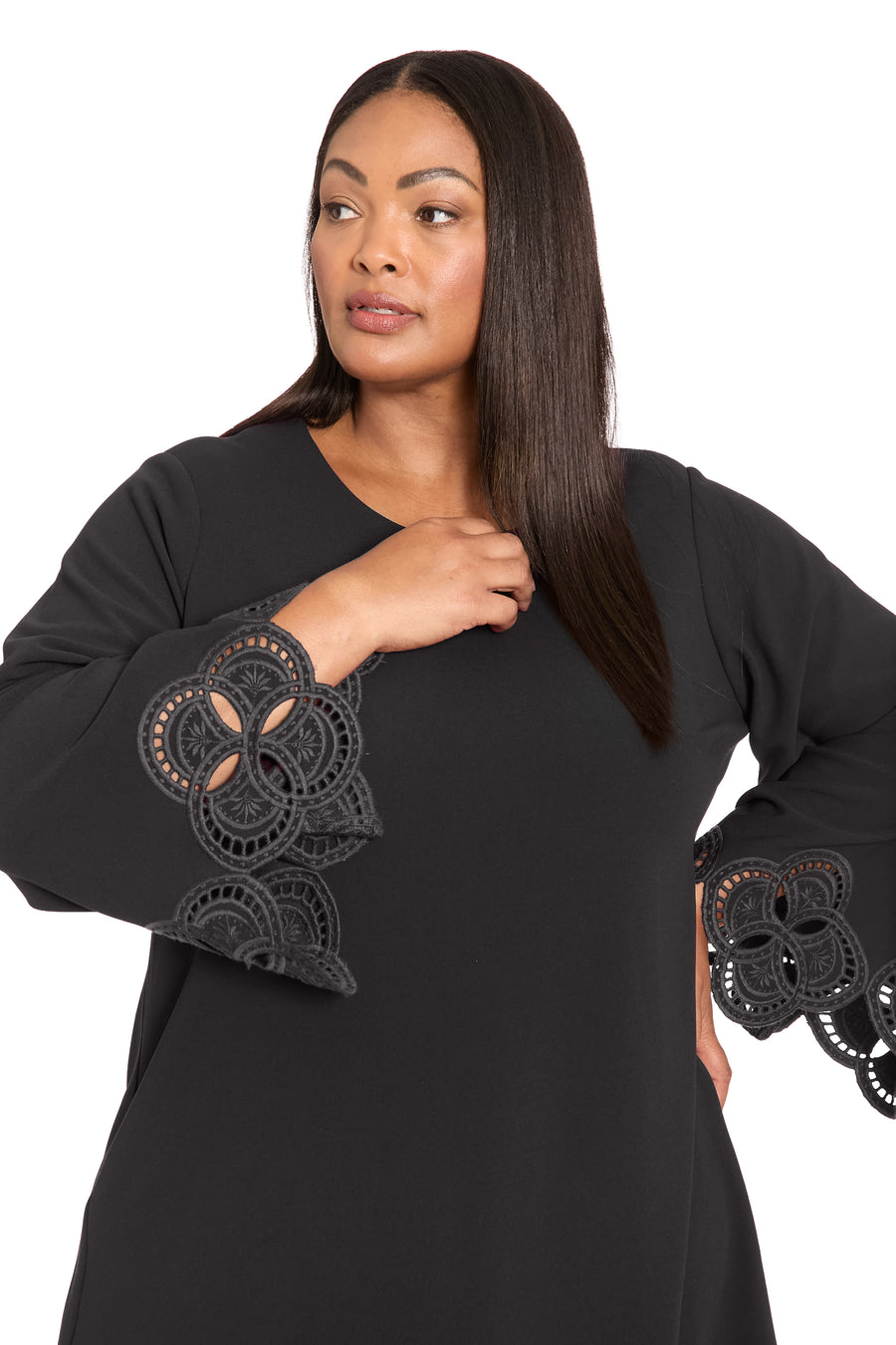 Sue Mini A-line Dress Long Sleeve