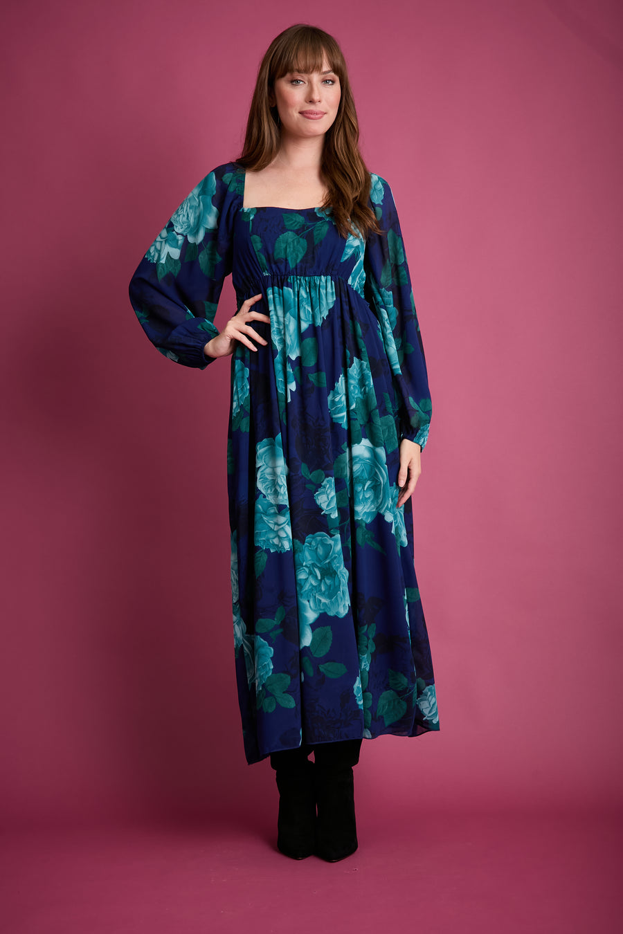 Trudie Maxi Babydoll Dress