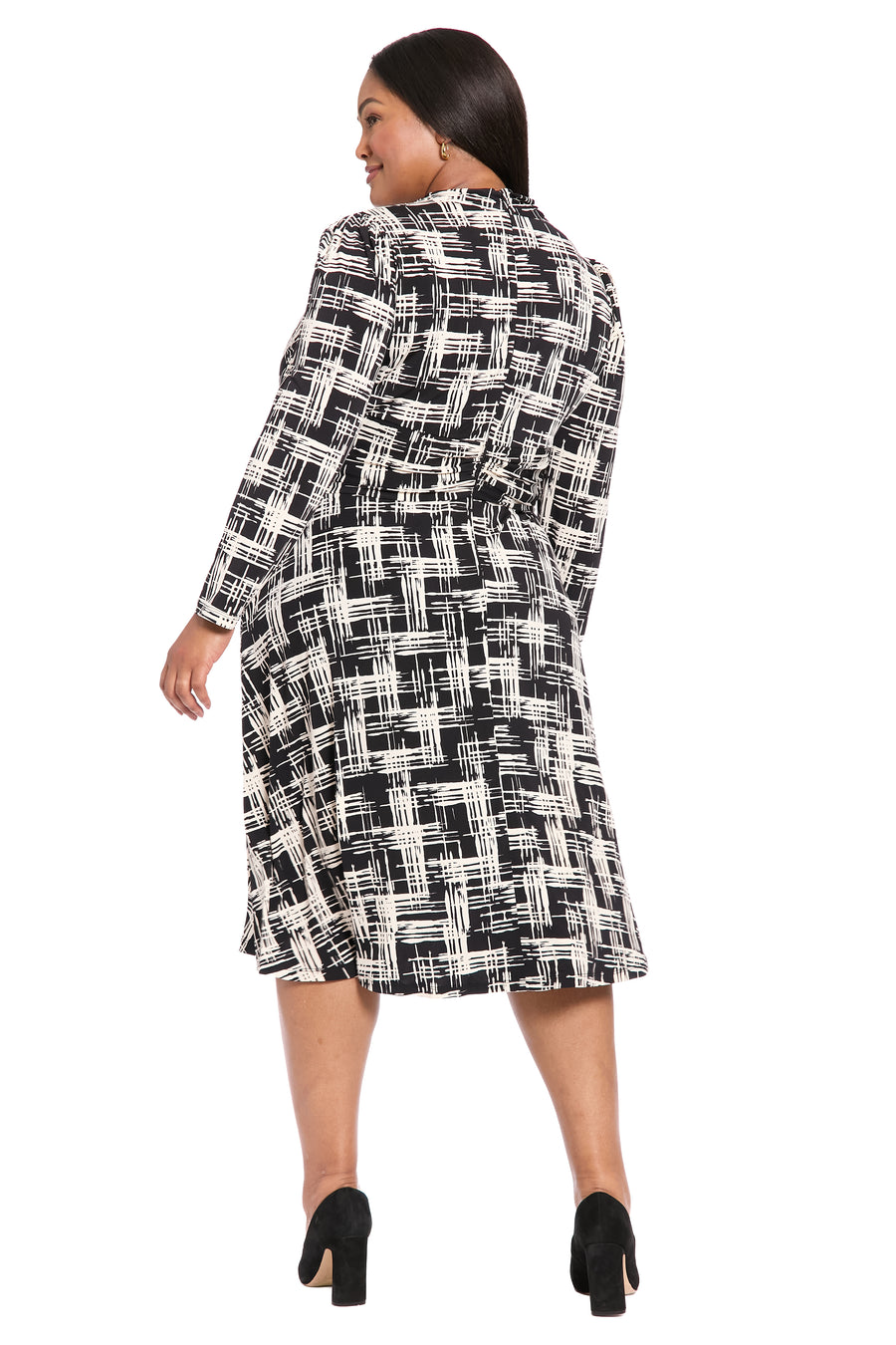 Annabella Long Sleeve V-Neck Dress