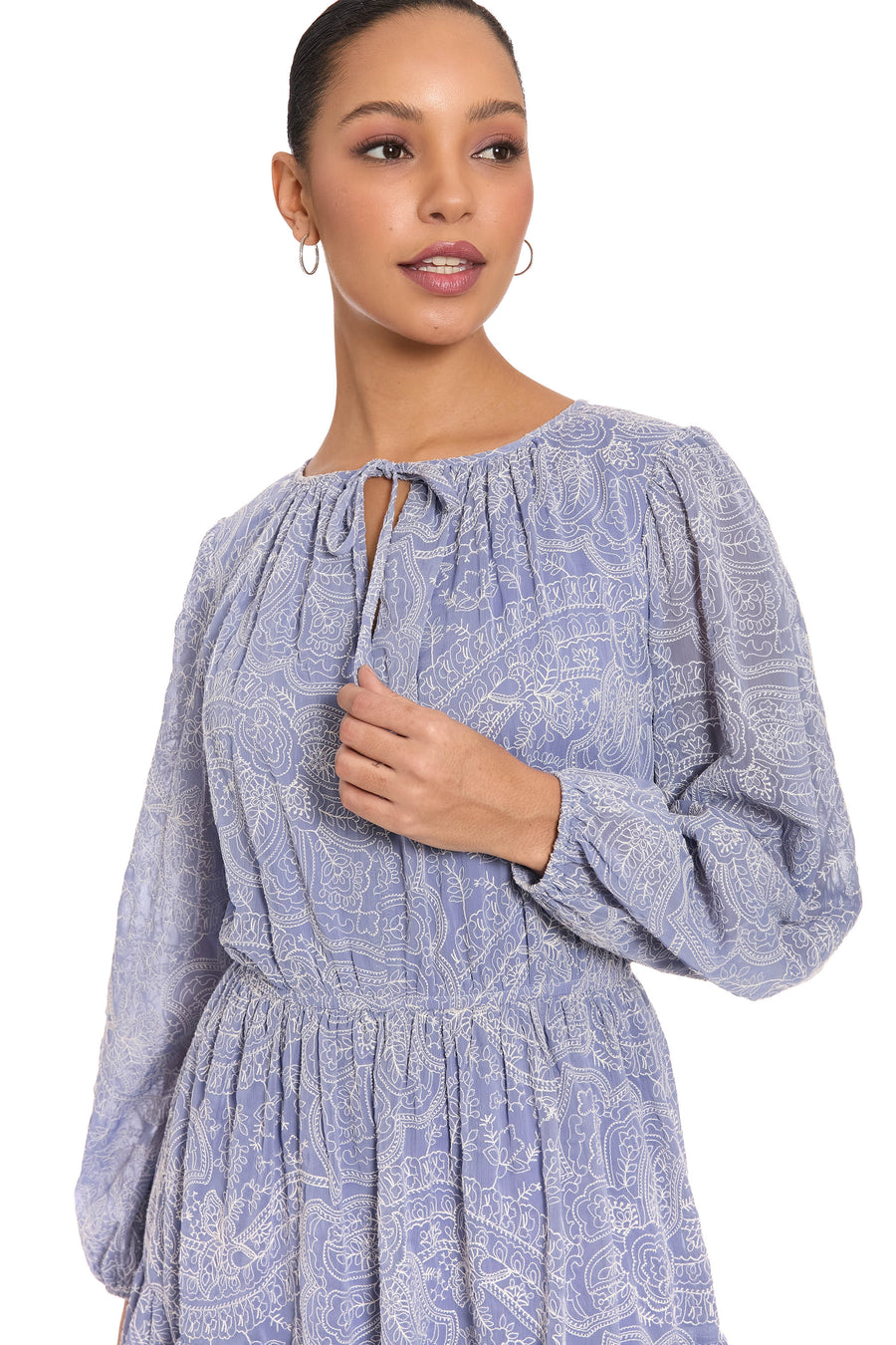 Leah in Embroidered Yoryu - FINAL SALE