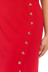 Greer Structured Diamond Knit Dress