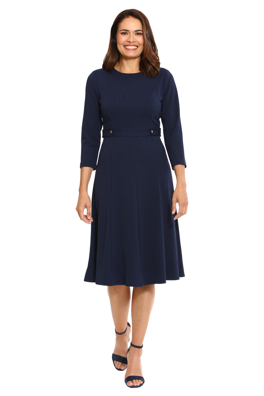 Saie A-line Midi Dress
