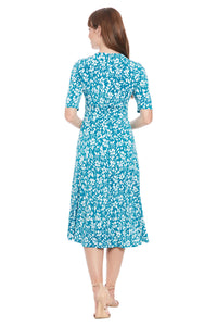 Ayanna in Positive Negative Floral - FINAL SALE