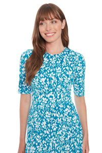 Ayanna in Positive Negative Floral - FINAL SALE
