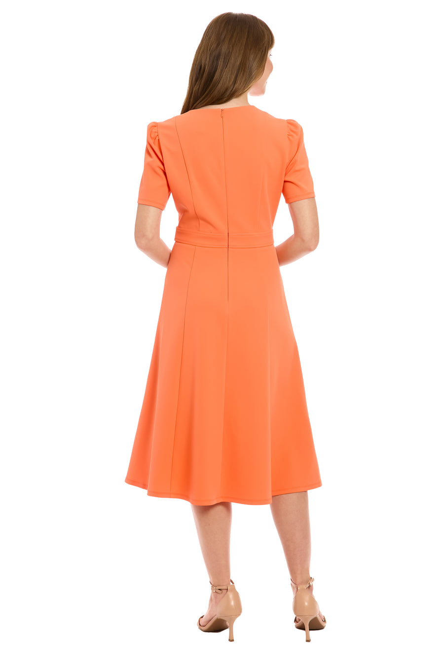 scuba seamed knee-length dress Calvin Klein Women's Dress A-Line Printed Scuba Dress Serene Multi 2 at Amazon Women's Clothing store