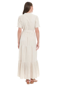 Mackenzie Petite Cotton Maxi in Twill Stripe - FINAL SALE