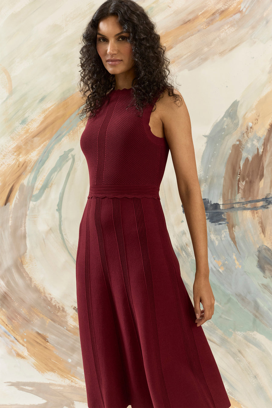 Anastacia Midi Sweater Dress Anastacia Midi Sweater Dress
