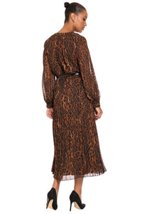 Sybil Button Front Midi Shirt Dress