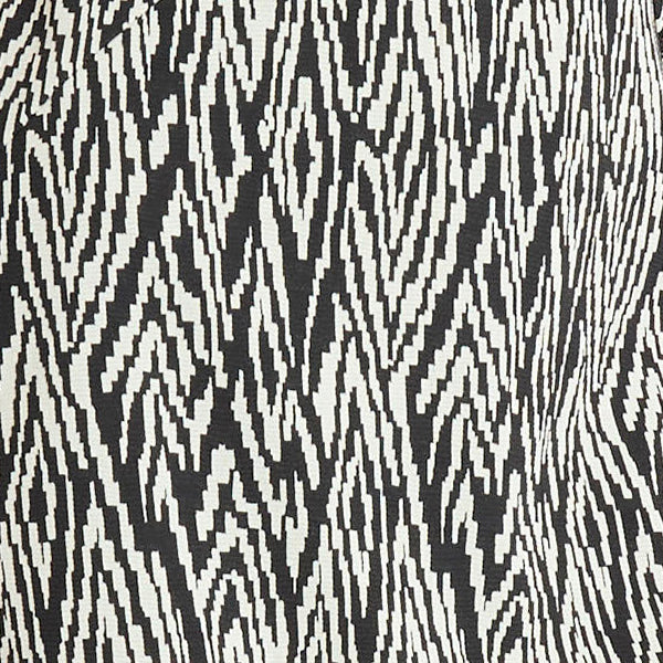 Donna Morgan Printed Grain Knit Mock Neck Short Sleeve Sheath Mini Dress, Womens, 8, Black/Marshmallow Donna Morgan Printed Grain Knit Mock Neck Short Sleeve Sheath Mini Dress, Womens, 8, Black/Marshmallow