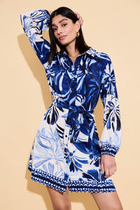 Bela Balloon Sleeve Shirtdress
