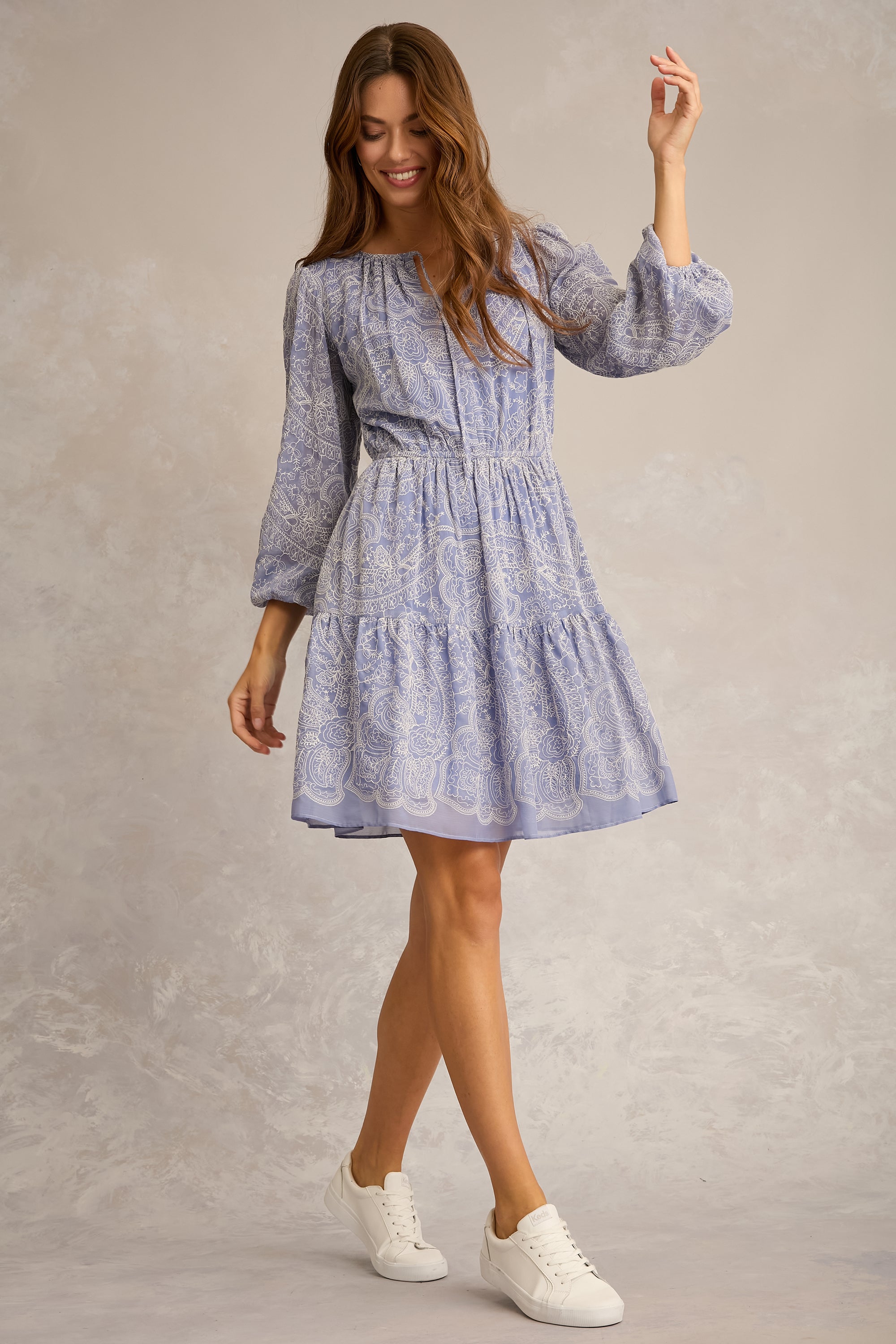 Leah in Embroidered Yoryu