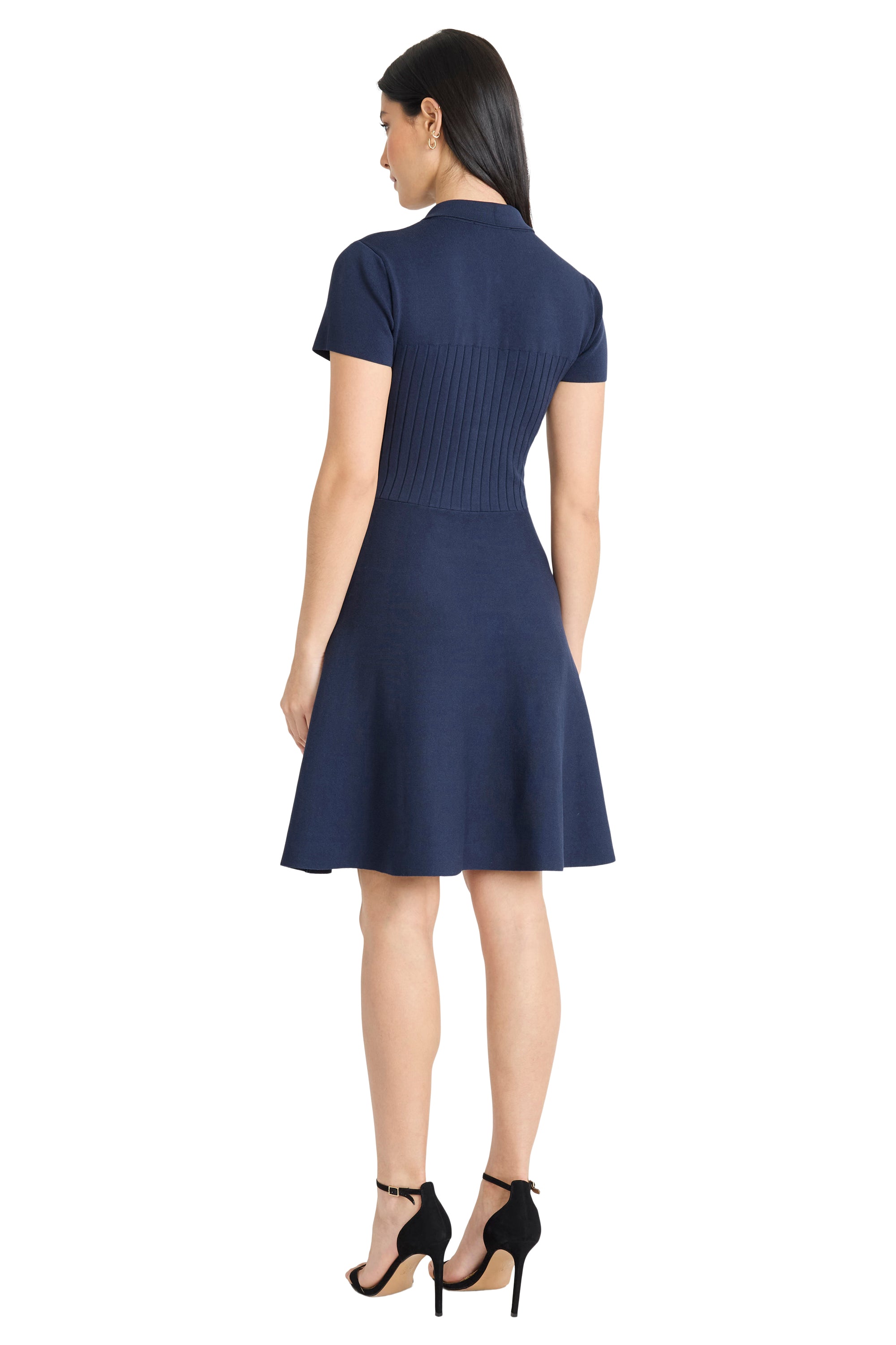 Vera Collared Sweater Mini Dress