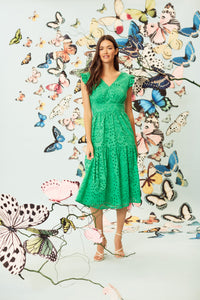 Faye Below the Knee Fit & Flare Dress - FINAL SALE