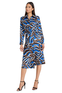 Luz Long Sleeve Midi Wrap