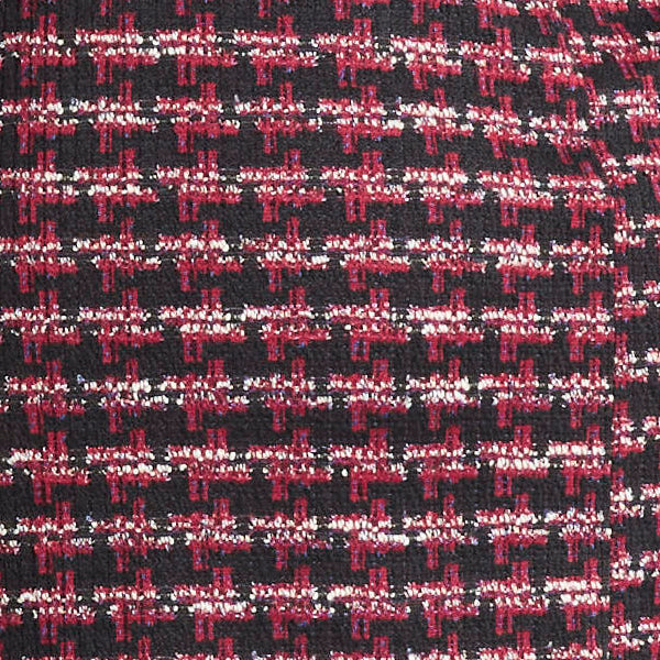 Darya Long Sleeve Jacquard Tweed Mini Dress