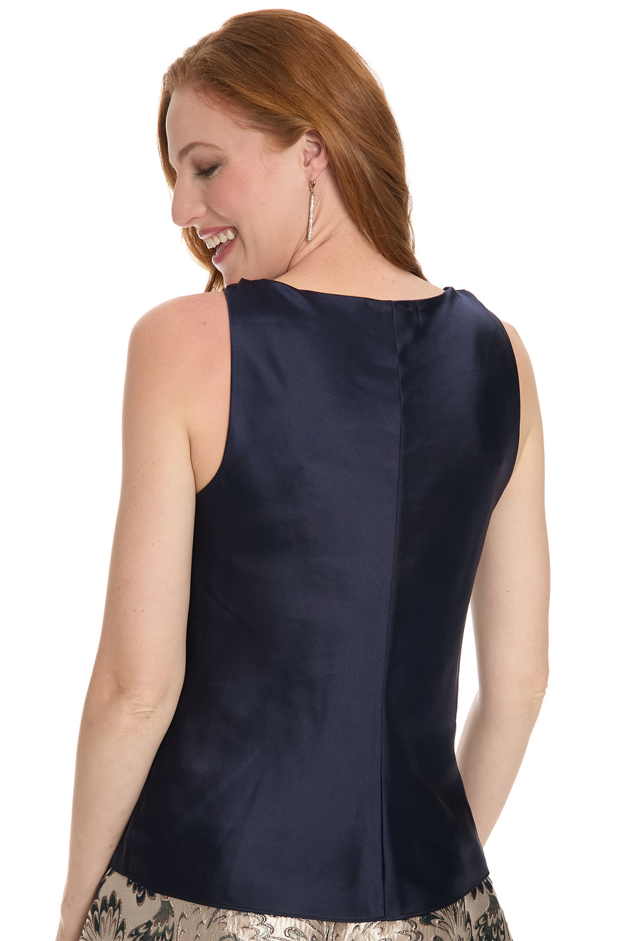Fresia Top High-Neck Knot Detail