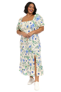 Kristin in Butterflies Midi A-Line Dress