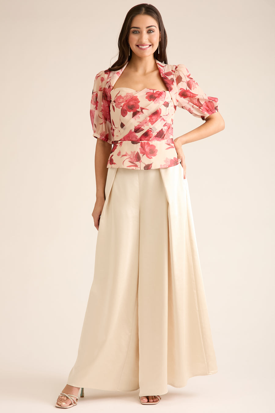 Hamilton Organza Corset Shrug Blouse