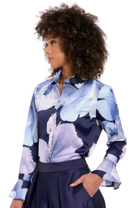 Delancey Button Front Blouse