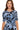 Ayanna Inset Waist Dress in Digital Mosaic