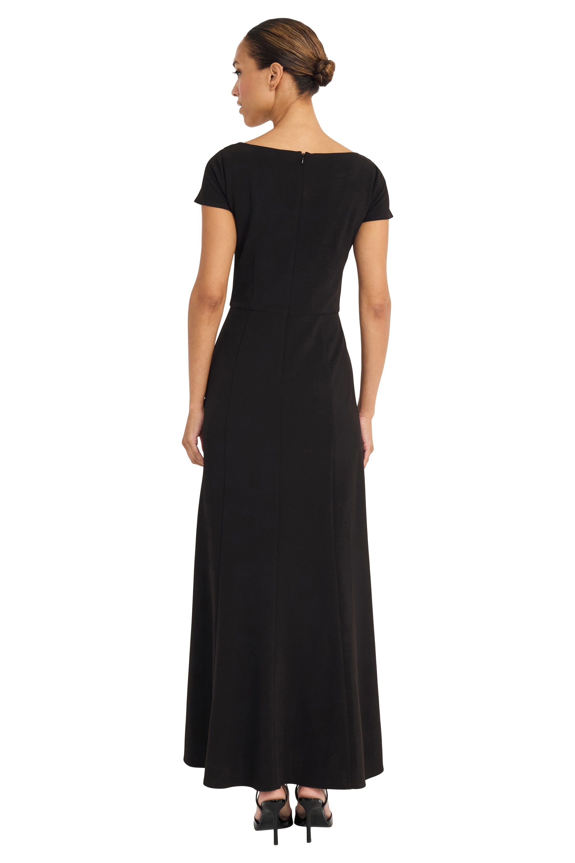 Elysse Embellished Neck Gown