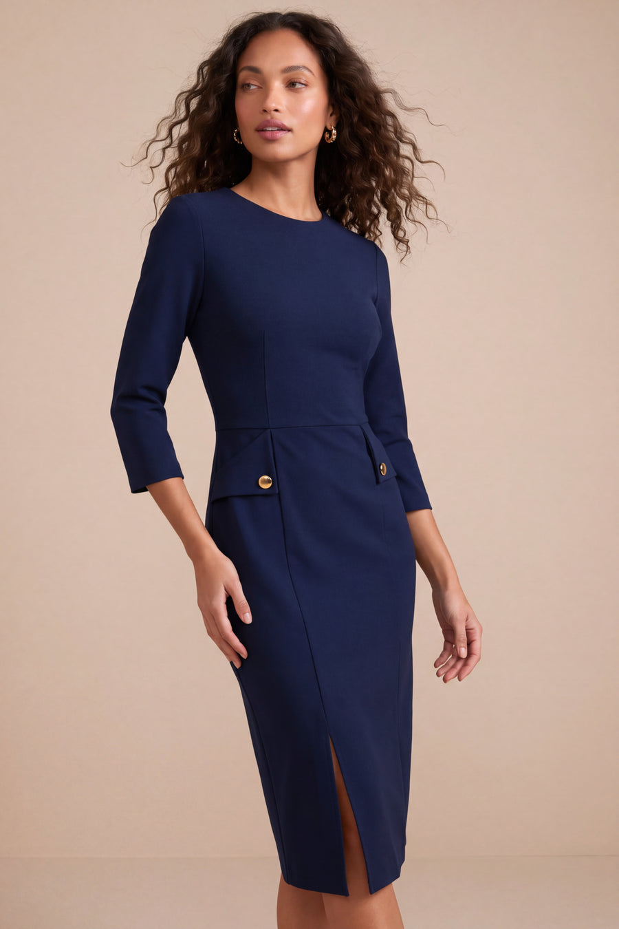 Filippa Dress in Scuba Crepe