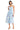 Kelly Linen Midi Fit & Flare Dress in Tropical Islands