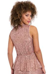 Tribeca Sleeveless Peplum Top