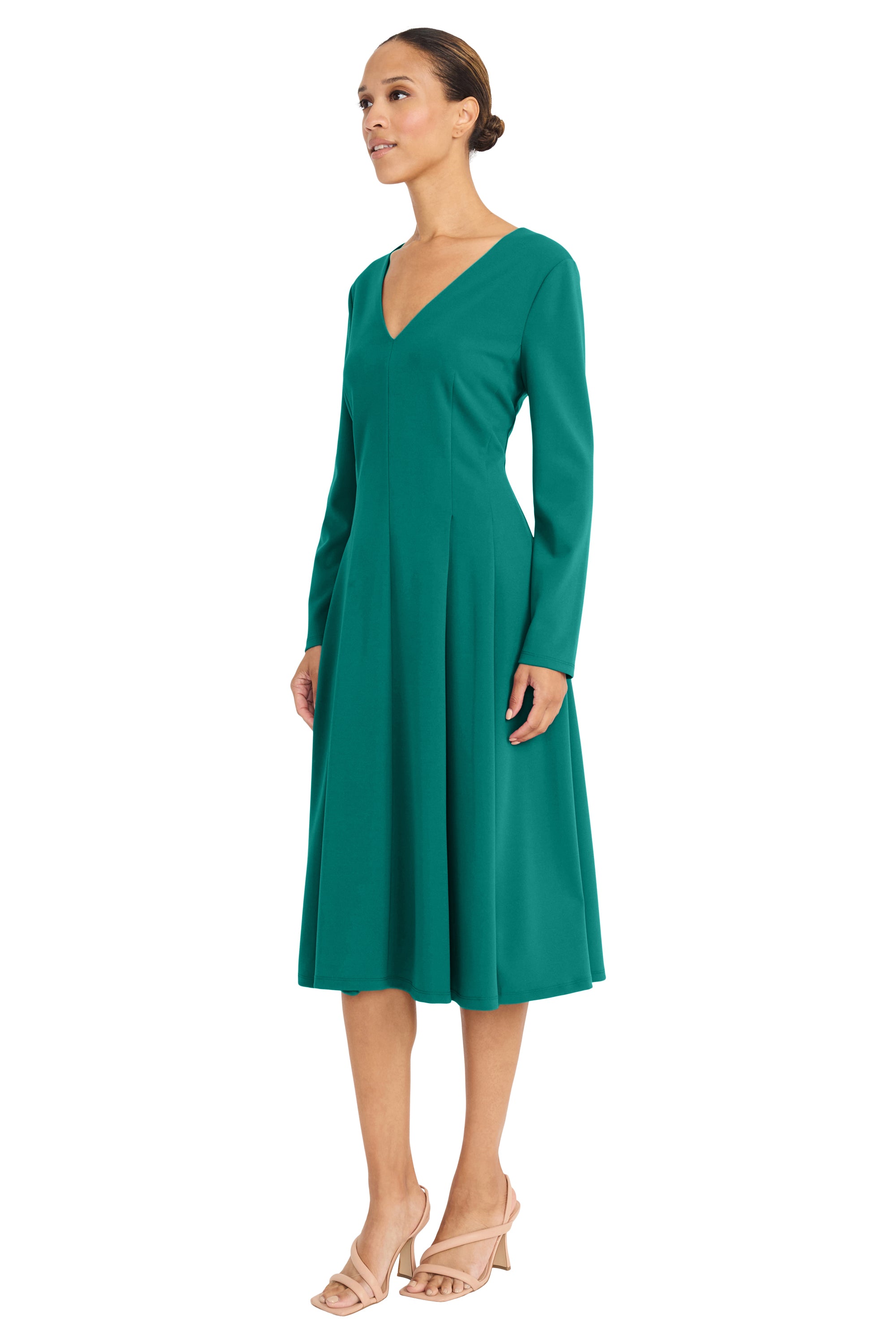 Terese Midi Fit & Flare Dress Fit and Flare Long Sleeve Terese Midi Fit & Flare Dress Fit and Flare Long Sleeve