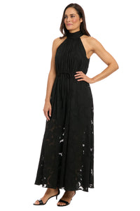 Godiva Jumpsuit in Leaf Jacquard - FINAL SALE