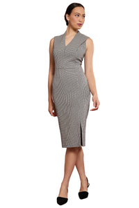 Kandy Pleated Shoulder Sheath Dress