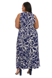 Simone in Floral Scribble