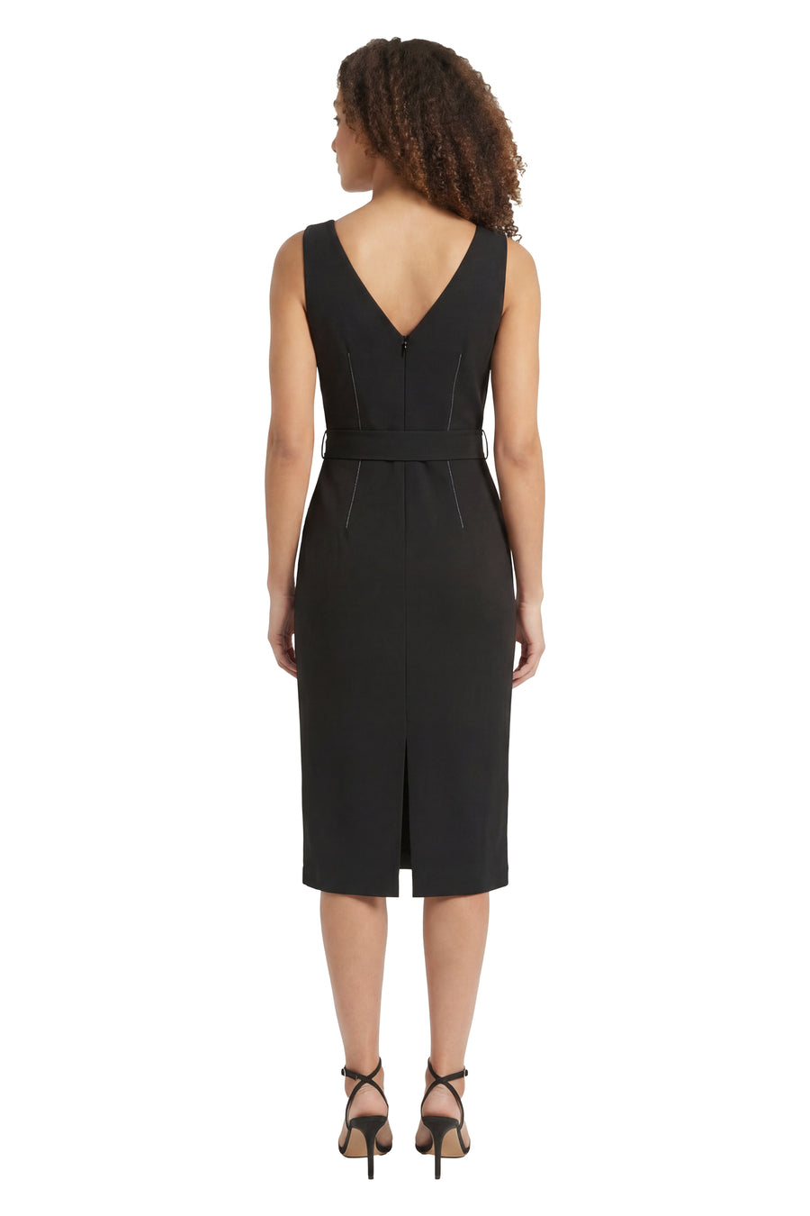 Olinda Square Neck Midi wIth Belt