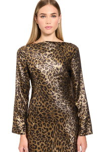 Booker Dress in Wild Metallic