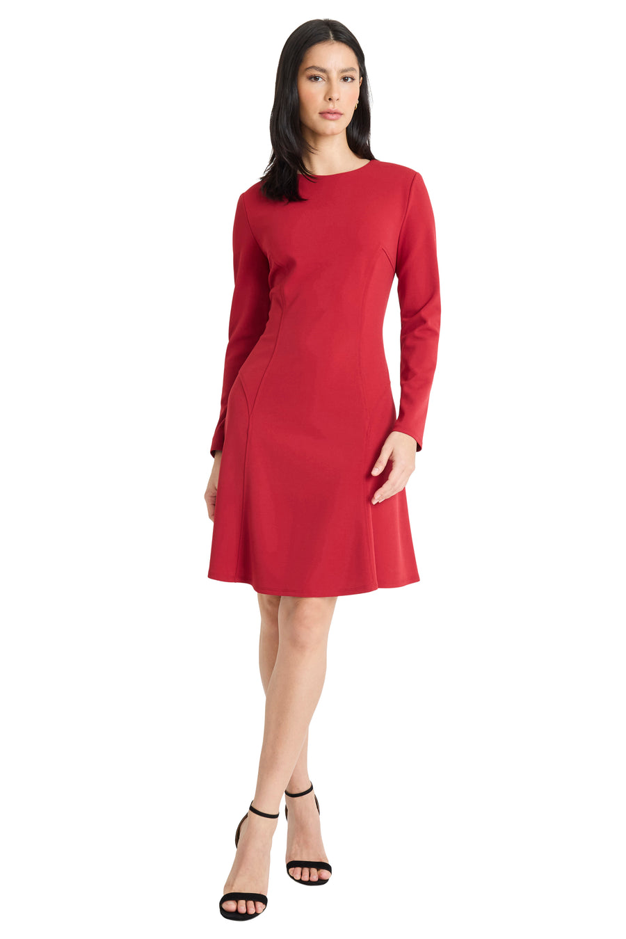 Brigid Classic Sheath Dress Long Sleeve Mini | Maggy London Brigid Classic Sheath Dress Long Sleeve Mini | Maggy London