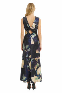 Meg Cowl Back Halter Gown