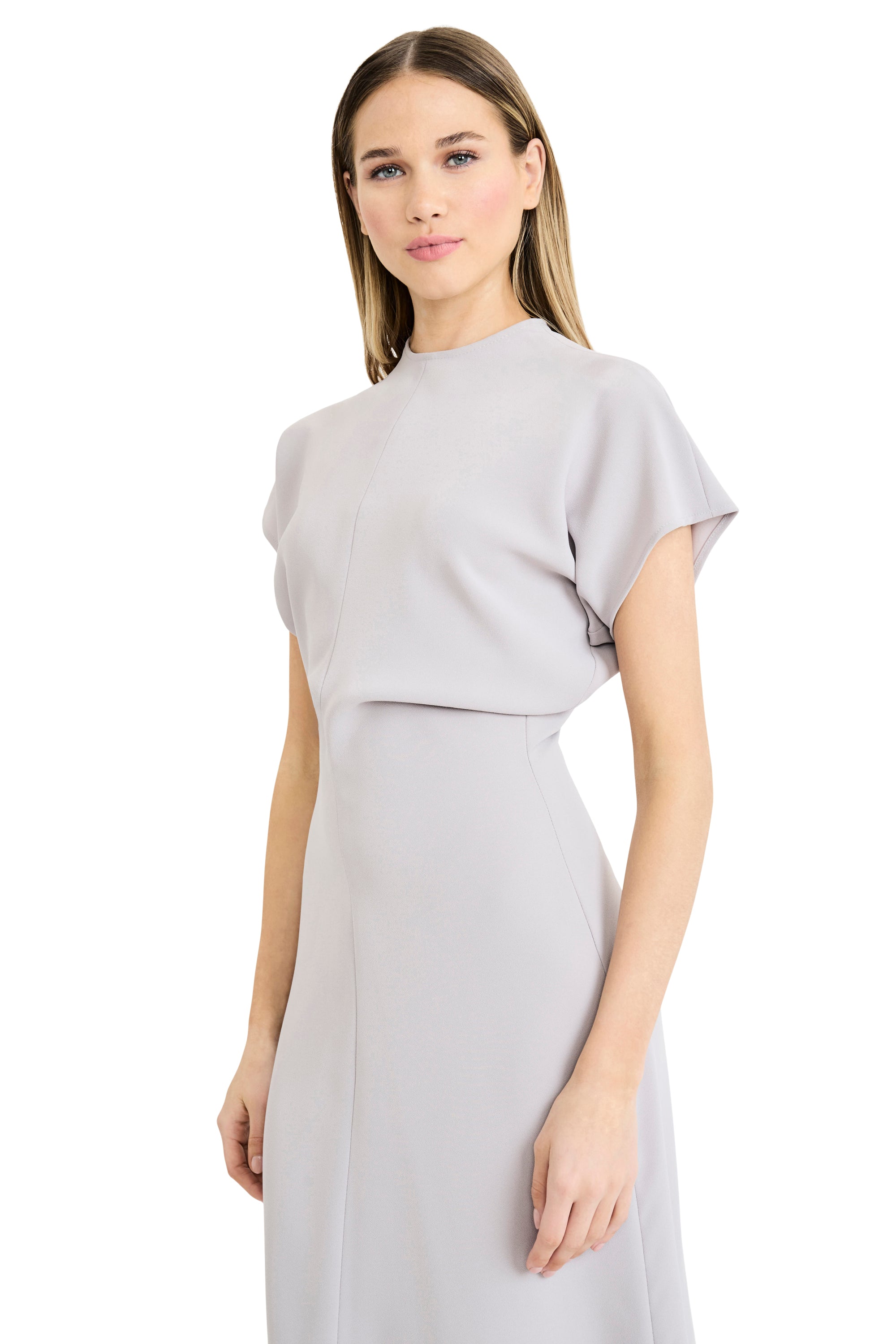 SHORT SLEEVED FIT & FLARE MAXI – Maggy London