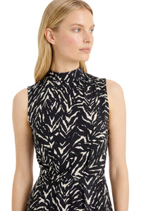 Brigitte Maxi Sleeveless Dress in Inverted Streaks