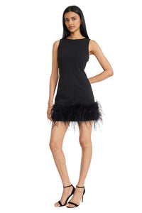 Phaedra Sleeveless Feather Mini