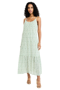 Austin Sleeveless Tiered Midi