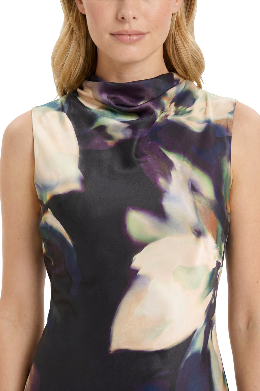 Meg Cowl Back Halter Gown