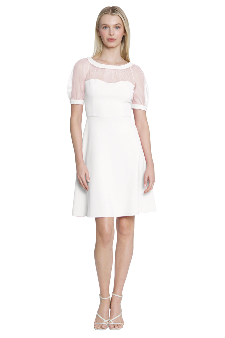 illusion trim fit & flare dress Calvin Klein Women's Illusion Trim Fit & Flare Dress Wine Size 2 - Bed Bath & Beyond