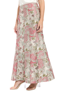 Robinson Seamed Ballroom Skirt in Vintage Rose