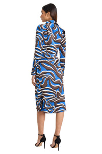 Luz Long Sleeve Midi Wrap