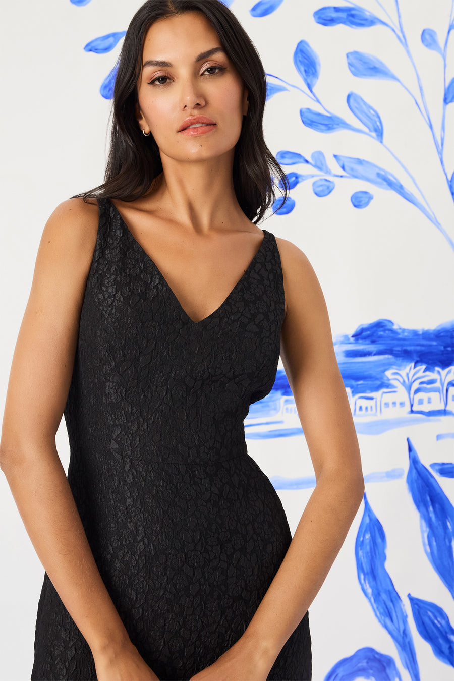 Jessica Fit and Flare Sleeveless Midi Dress | Maggy London Jessica Fit and Flare Sleeveless Midi Dress | Maggy London