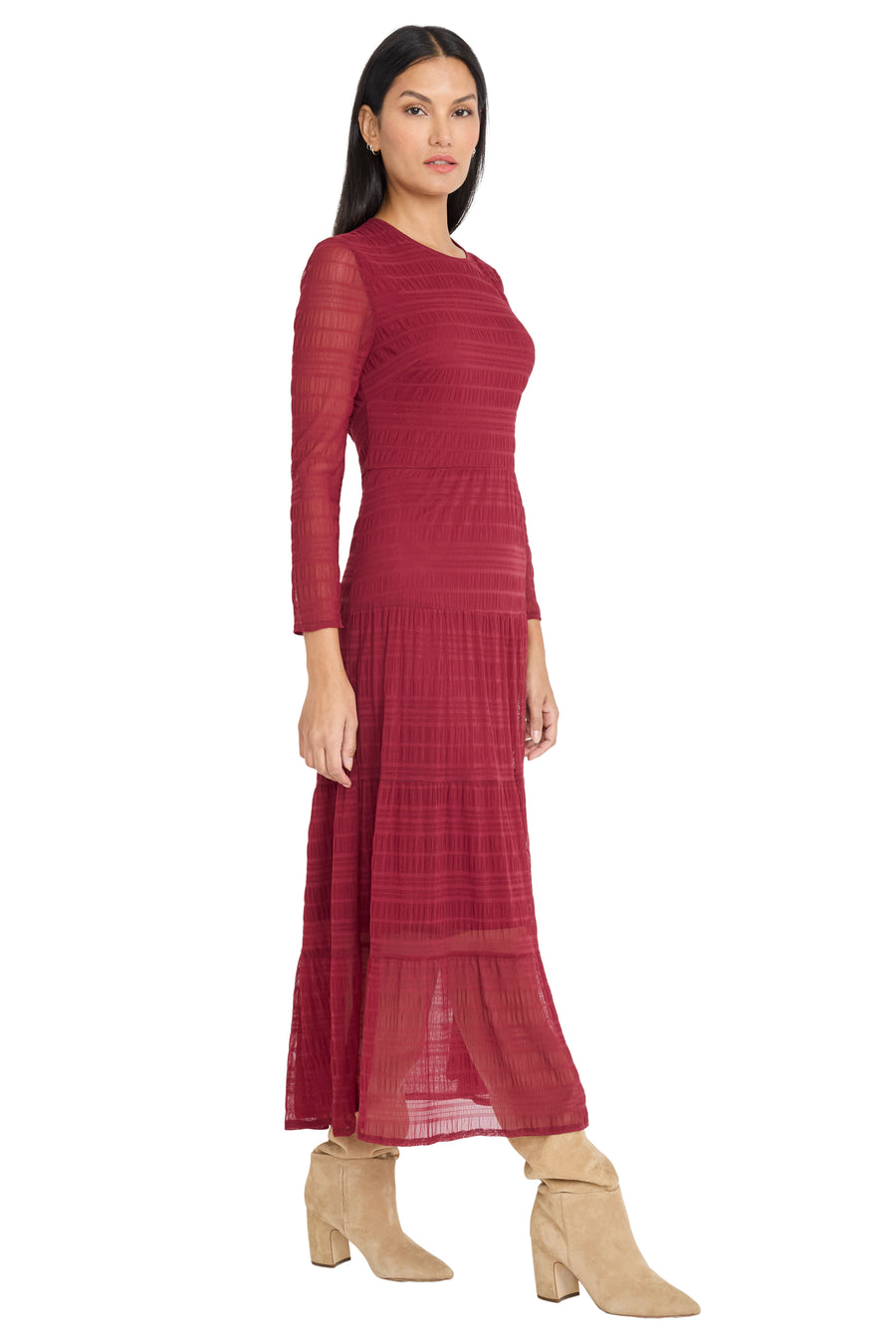 Jeremiah Back Keyhole Boho Midi