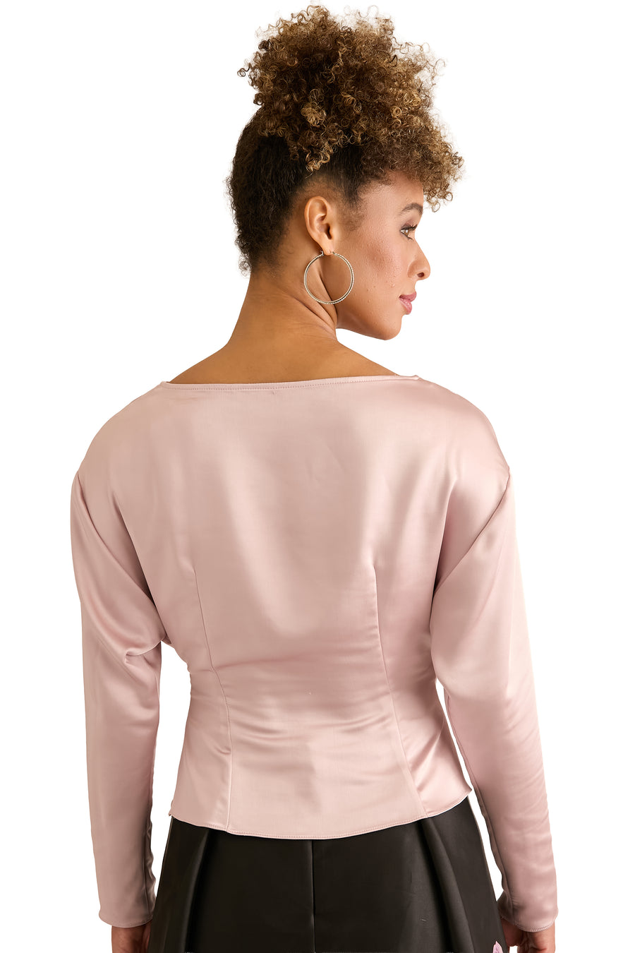 Elms Long Sleeve Wrap Top