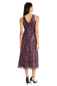 Constance in Sequin Swirl Mesh